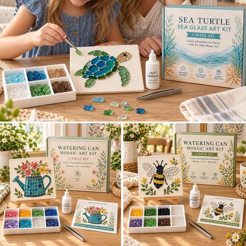 Ocean diy sea glass - glass, kit