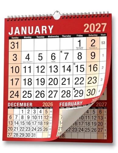 2027 wall calendar - ,