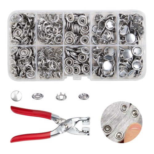 100 sets metal snap - 100,