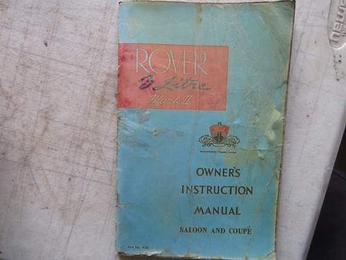 Rover litre mk2 drivers - rover,