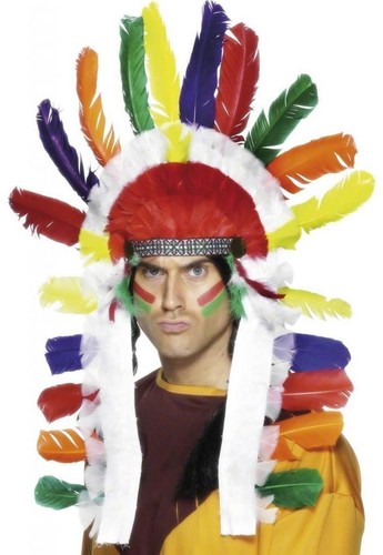 Indian headdress long wild - indian,