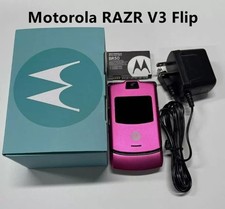 Unlocked Motorola RAZR V3 Flip GSM Bluetooth MP4 video Mobile Phone