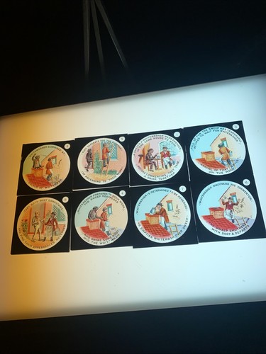 Magic lantern victorian - magic, glass