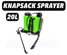 Large 20L KNAPSACK BACKPACK Pressure Sprayer Water / Weedkiller / Fertiliser 