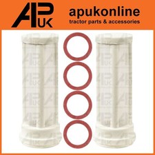 2x Fuel Tap Filter Fibre Washers for Massey Ferguson 35 35X 65 135 148 Tractor