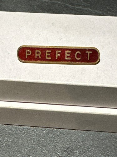 Vintage enamel badge - , -school