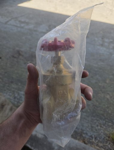 Brass gate valve - 1, "