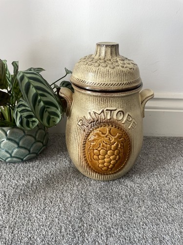 Rumtopt jar with grapes - , and