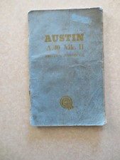 Original 1959 Hillman Minx Series IIIA car owners manual