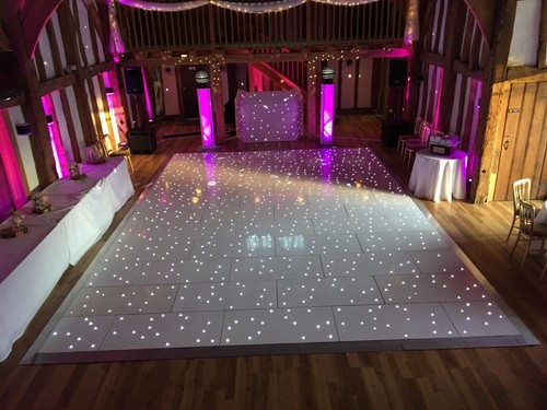 White led dance floor - hire, for