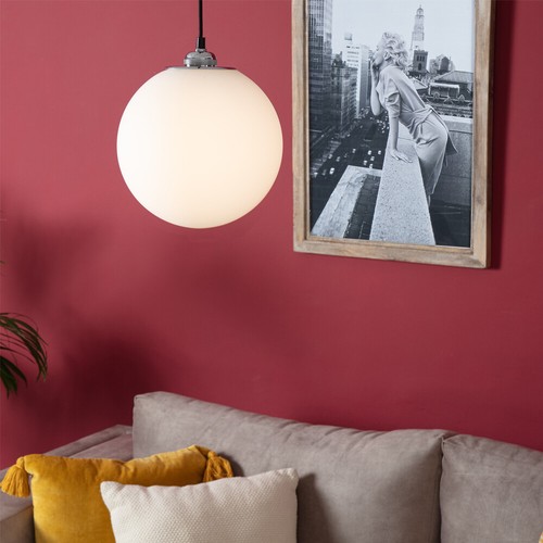 Modern frosted glass - glass, globe