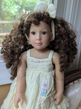 Kidz N Cats Sonja Hartmann Doll Laura Articulated In Original Yellow Outfit 18"