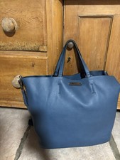 Topshop Blue Tote Bag Shoulder Bag