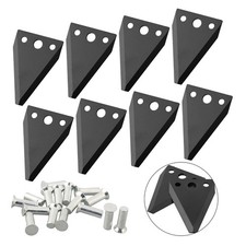 Sickle Mower Bar Kit Lawnmower Parts Metal Sickle Mower Bar Kit Black 8PCS