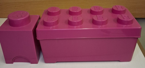Lego pink storage boxes - 2,