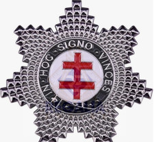 Masonic Regalia Knights Templar Perceptors Breast Star BRAND NEW