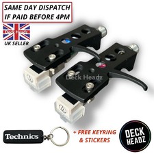 2 x Black Headshell Audio