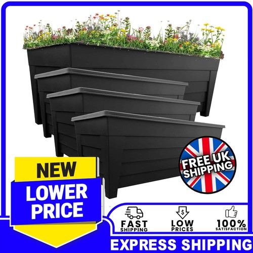 Black large grosvenor trough - grosvenor,