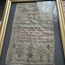 Antique Georgian Sampler