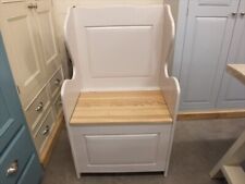 X1 2FT PAINTED MONKS BENCH OAK