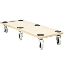 6 Wheel Wooden Transport Flat