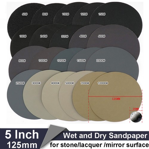 10000grit 5inch 125mm round - 60-10000grit,