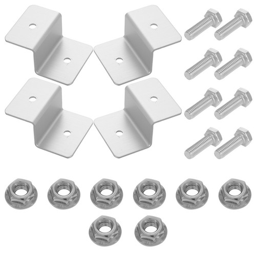 Pcs solar panel clips - 4,