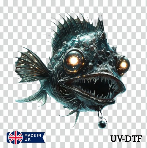 Piranha fish dtf - uv, sticker