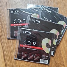 New And Sealed TDK CD-R 80Min