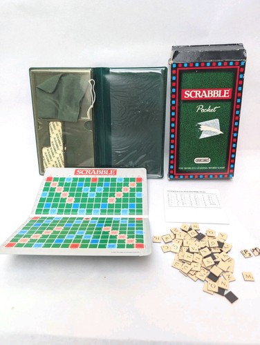 Vintage pocket travel scrabble - travel,