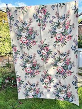 Fabulous Vintage Cottage Floral x 3 Curtain Lengths Fabric