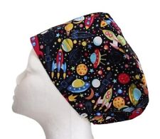 Rockets Spaceships Scrub Cap