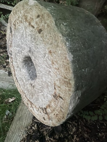 Antique mill stone - antique,