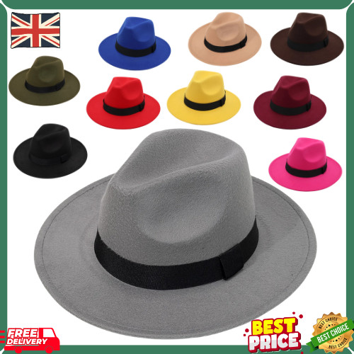 Men women wool fedora hat - wool,