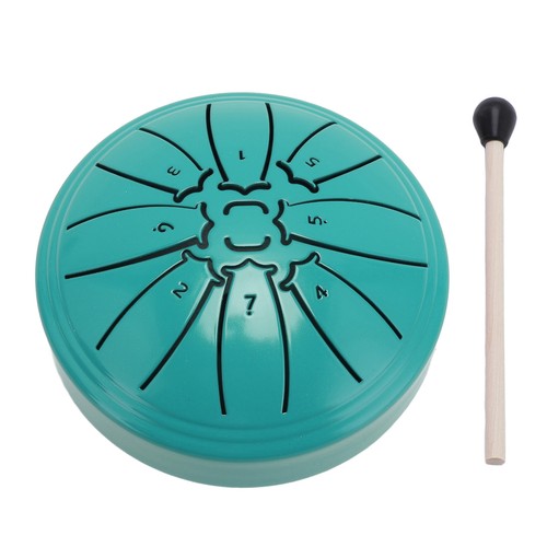 Mini steel tongue drum 8 - steel,