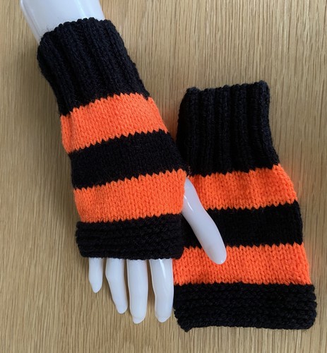 Hand knitted unisex black - unisex,