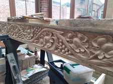 Carved Oak Beam, Oak