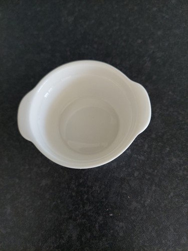 White porcelain ramekin dish - white,