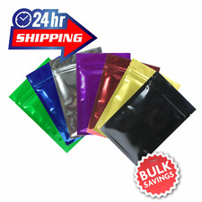 FRESHERPACK Zip Lock Mylar Bags Smell Light Proof Heat Seal with Tear Notch UK