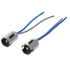 2x 382 BA15S P21W 1156 BULB HOLDER SOCKET CONNECTOR BRAKE TAIL INDICATOR SIDE