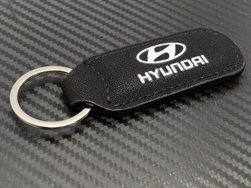 Hyundai leather keyring - leather,