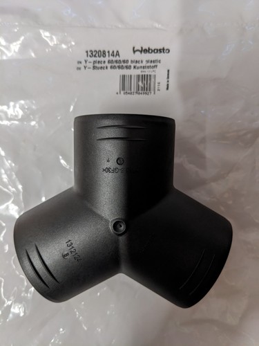 Webasto 60mm ducting branch - y,