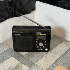 Pure Move Talk Sport Portable DAB FM Radio Digital Black Mains Battery