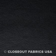 Black Vinyl Leather Upholstery