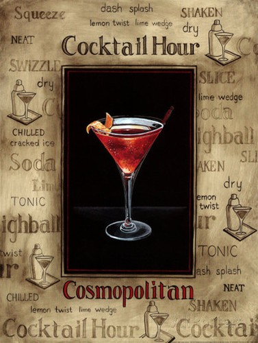 Cosmopolitan cocktail hour - cocktail,