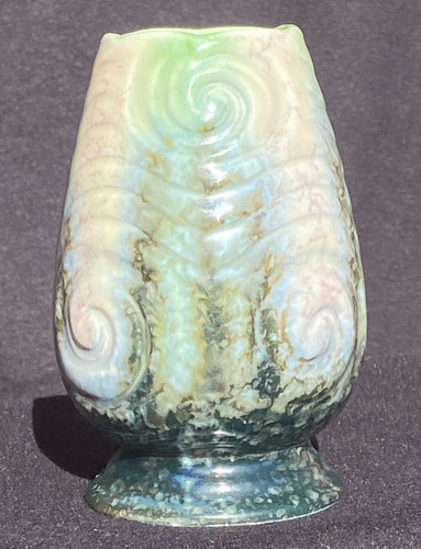 Sylvac vase swirl ammonite - vase,