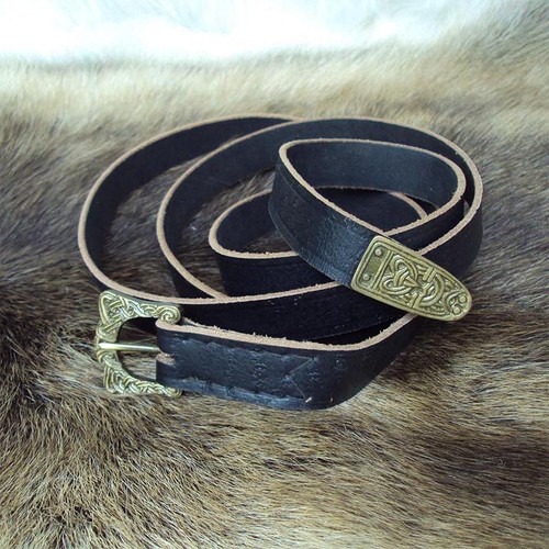 Medieval viking leather long - viking,