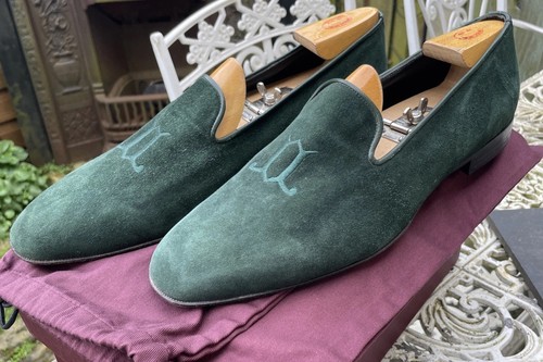 John lobb green suede albert - john,