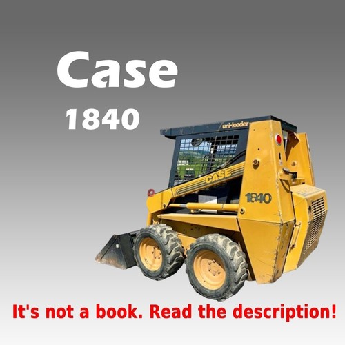 Service manual for - manual, case
