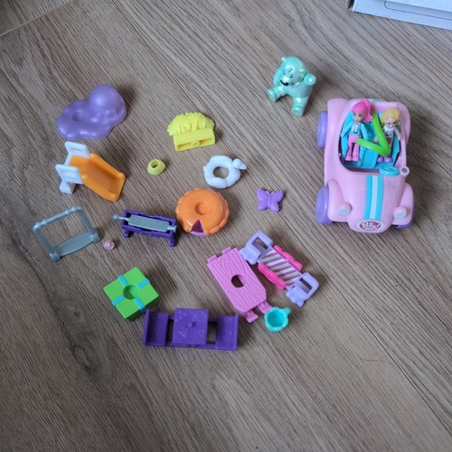 Polly pocket car - 2, figures